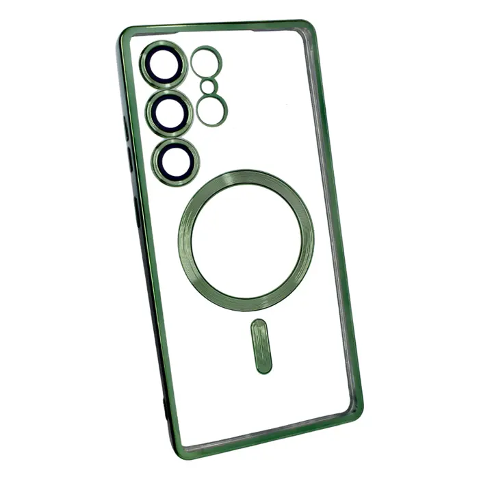Maskica +CLASS MagSafe electro za Samsung S25 Ultra, S938B zelena