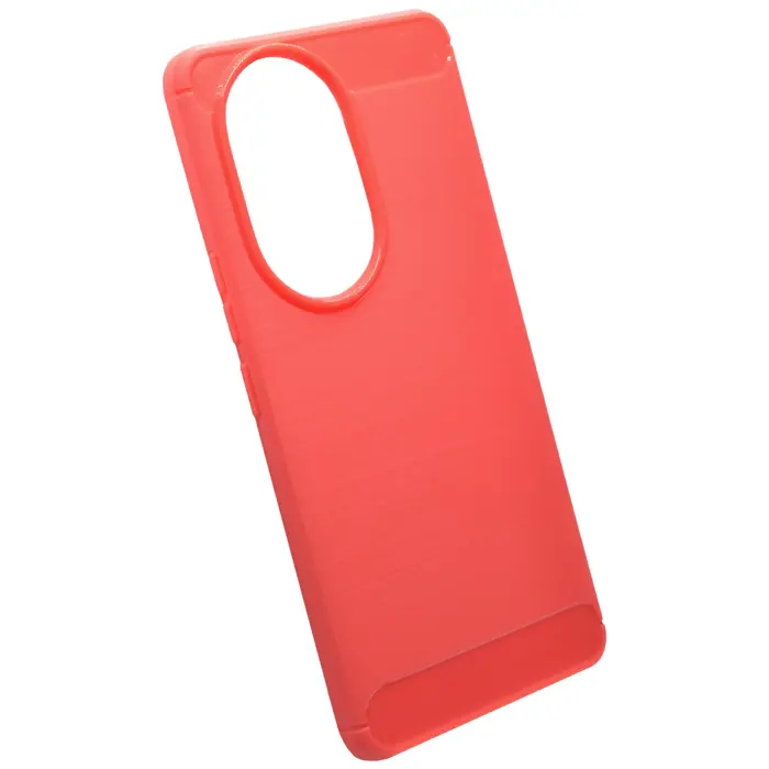 Maskica +CLASS TPU karbon mat za Honor 200 Pro crvena