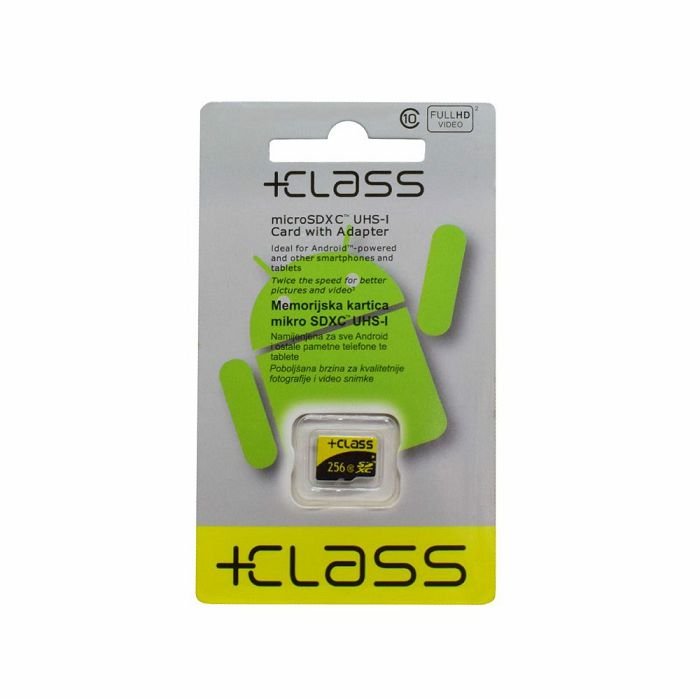 Memorijska kartica +CLASS mikro SD 256 gb klasa 10 HC