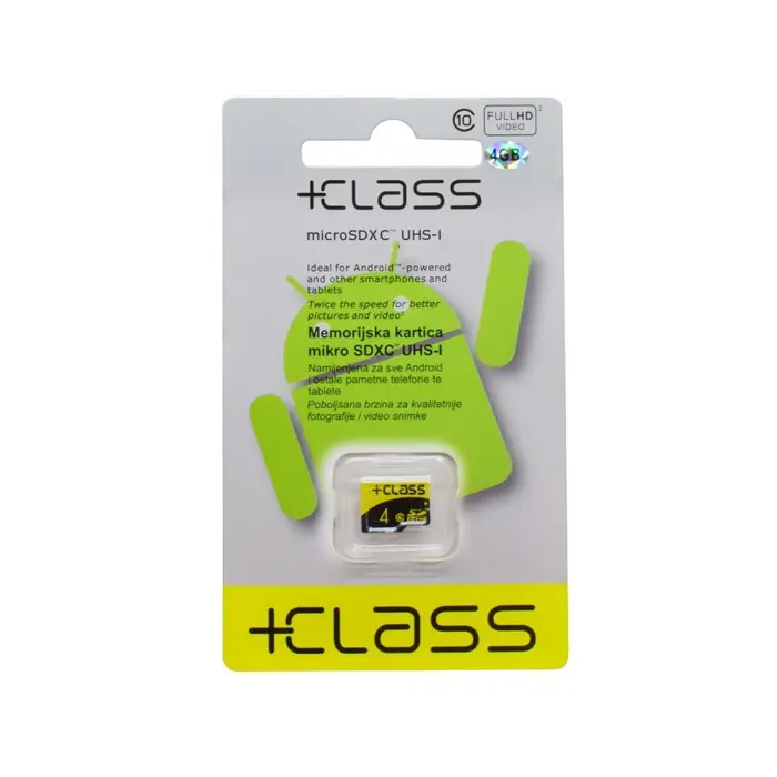 Memorijska kartica +CLASS mikro SD 4GB klasa 6 HC