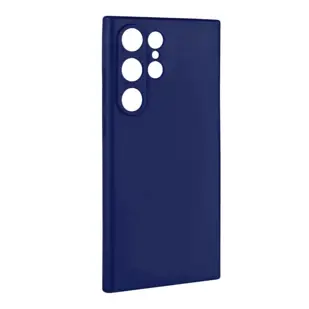 MASKICA +CLASS SILICONE EDGE SAMSUNG S25 FE TAMNO PLAVA